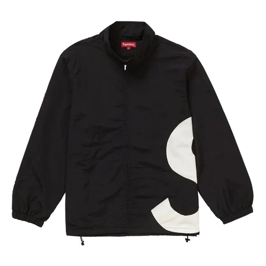 Supreme S Logo Track Jacket - Black Supreme