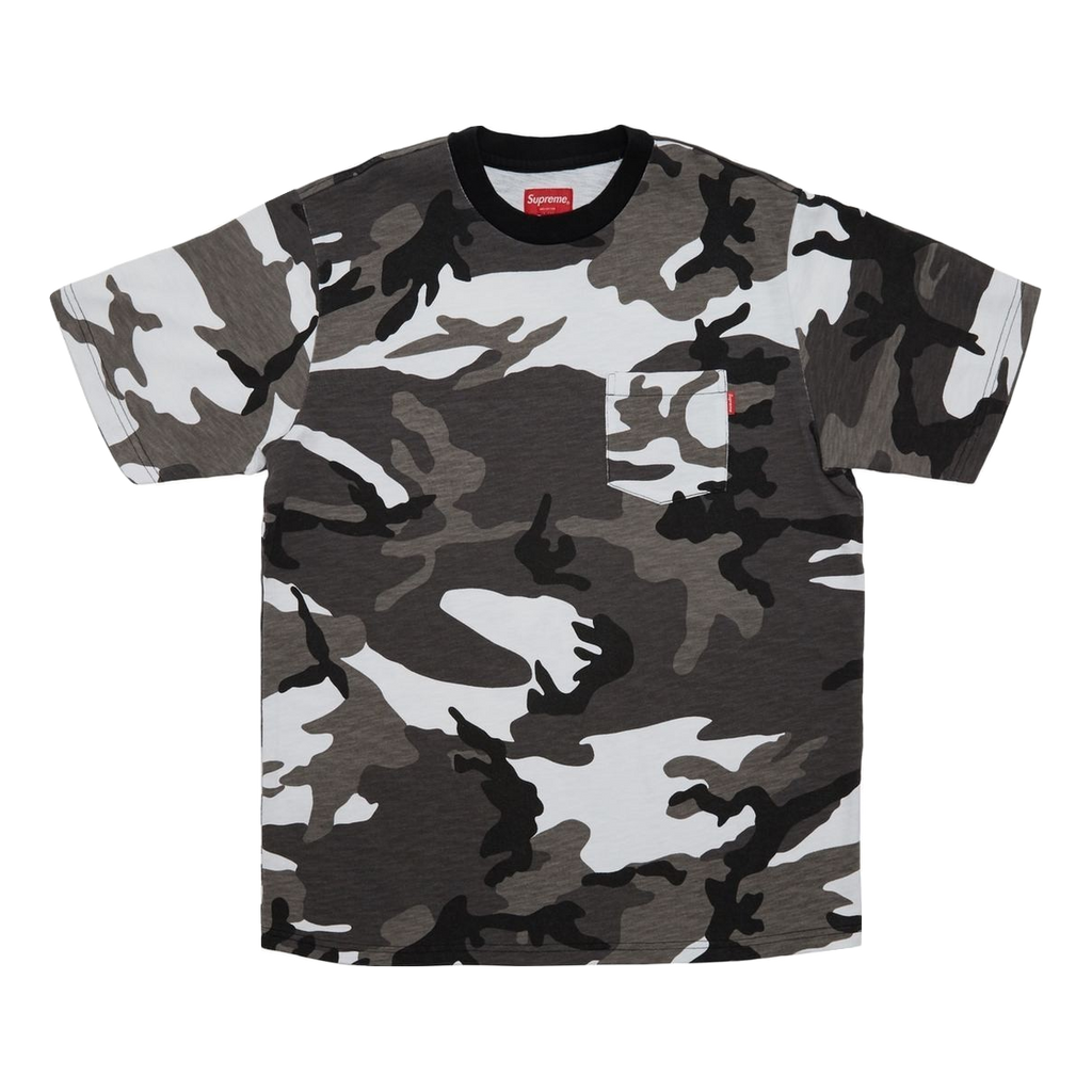 Supreme SS Pocket Tee (FW18) - Snow Camo