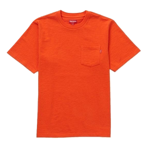 Supreme Pocket Tee SS19 - Heather Dark Orange - Used