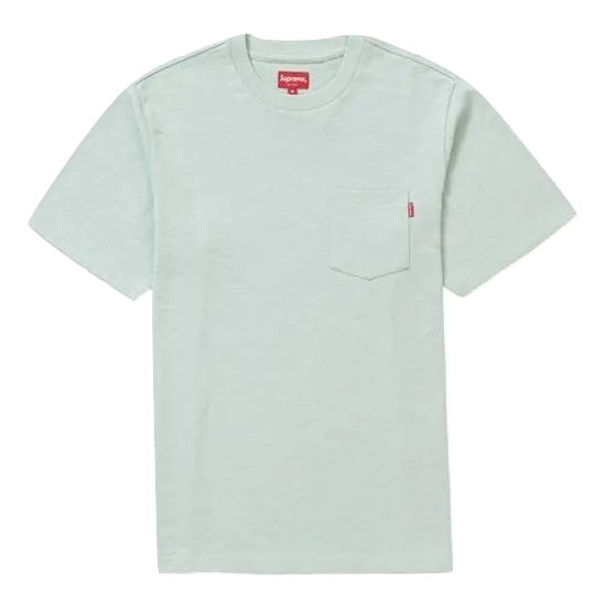 Supreme Pocket Tee SS19 - Pale Green - Used Supreme