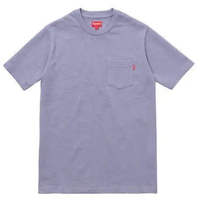 Supreme Pocket Tee (SS17) - Dusty Purple Supreme