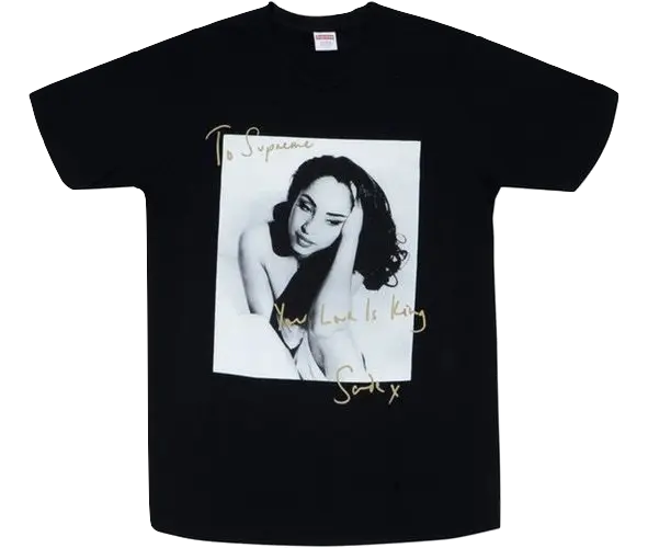 Supreme Sade Tee - Black Supreme