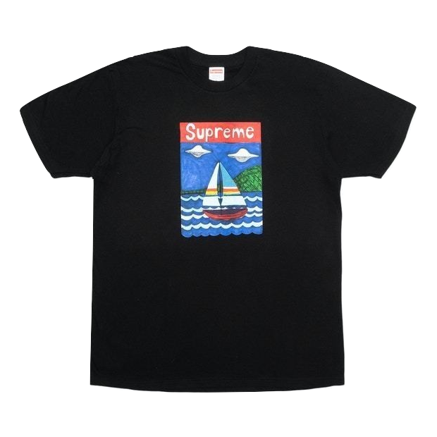 Supreme Sailboat Tee - Black