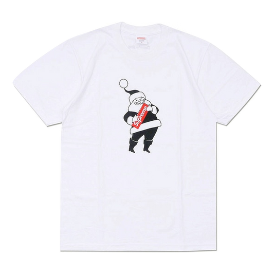 Supreme Santa Tee - White - Used Supreme
