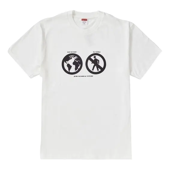 Supreme Save the Planet - White Supreme