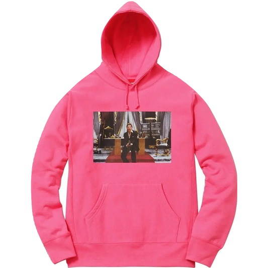 Supreme Scarface Friend Hoodie - Magenta Supreme