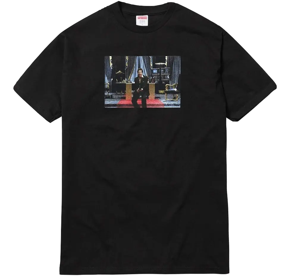 Supreme Scarface Friends Tee - Black Supreme