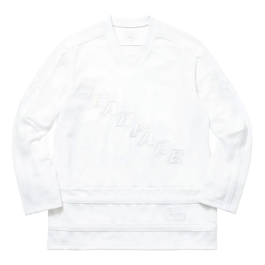 Supreme Scarface Hockey Jersey - White Supreme