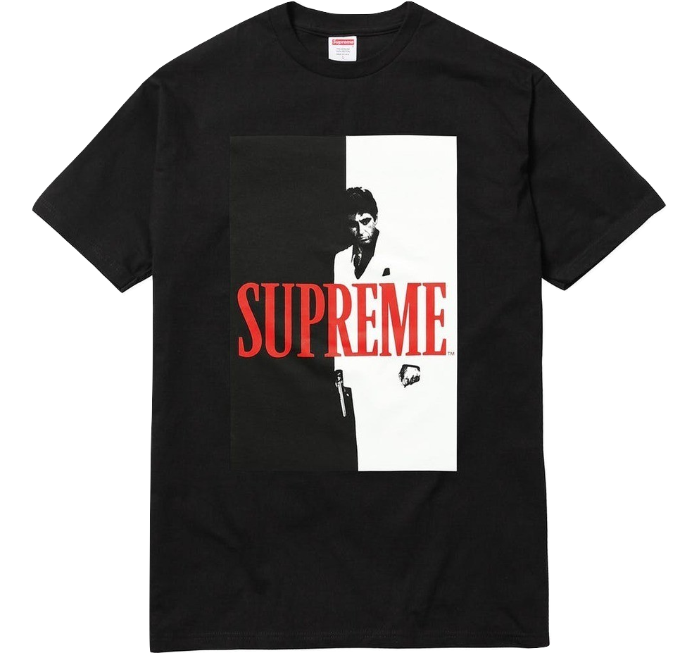 Supreme Scarface Split Tee - Black
