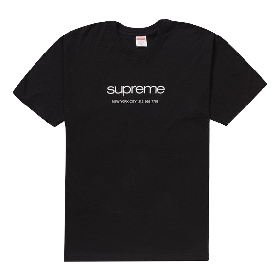 Supreme Shop Tee - Black Supreme
