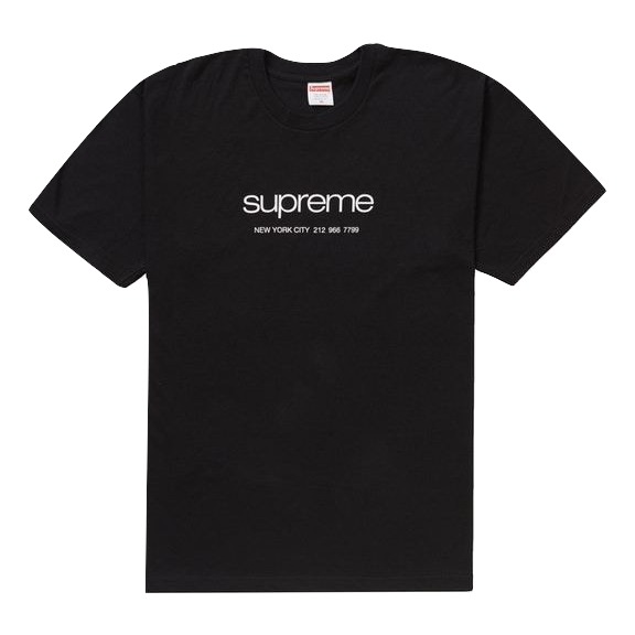 Supreme Shop Tee - Black SS20 Supreme