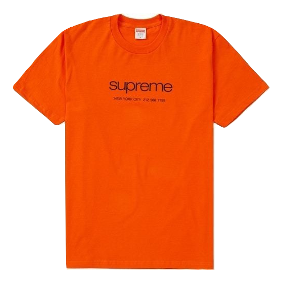 Supreme Shop Tee - Orange Supreme