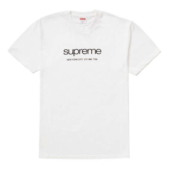 Supreme Shop Tee - White SS20 Supreme