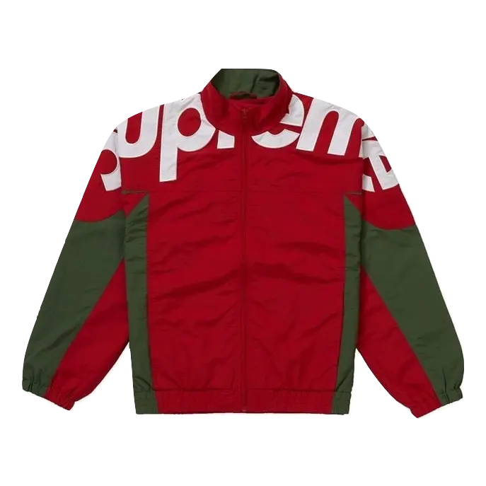 Supreme Shoulder Logo Track Jacket - Red Supreme