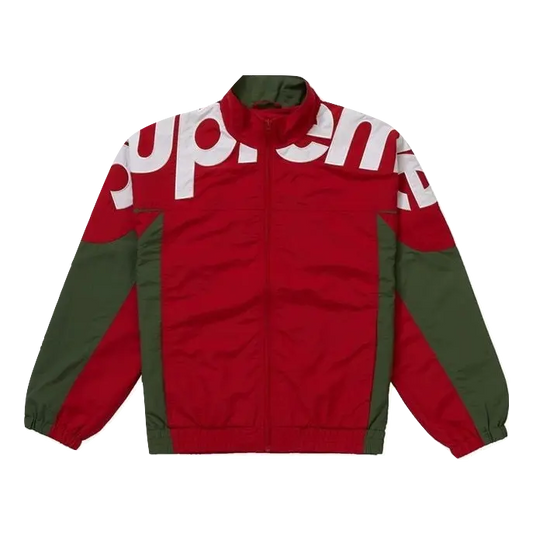 Supreme Shoulder Logo Track Jacket - Red Supreme