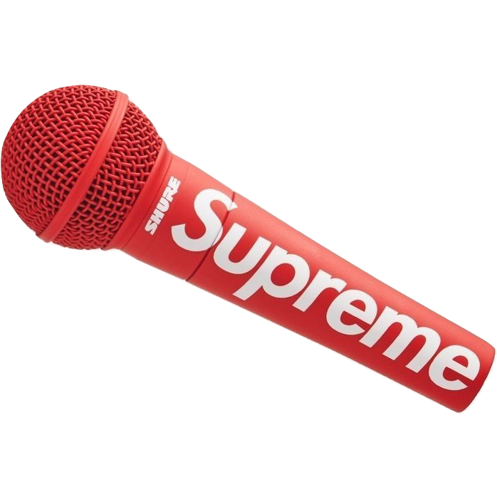 Supreme Shure SM58 Vocal Microphone - Red Supreme