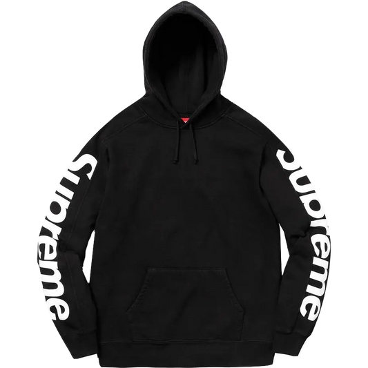 Supreme Sideline Hooded Sweatshirt - Black Supreme