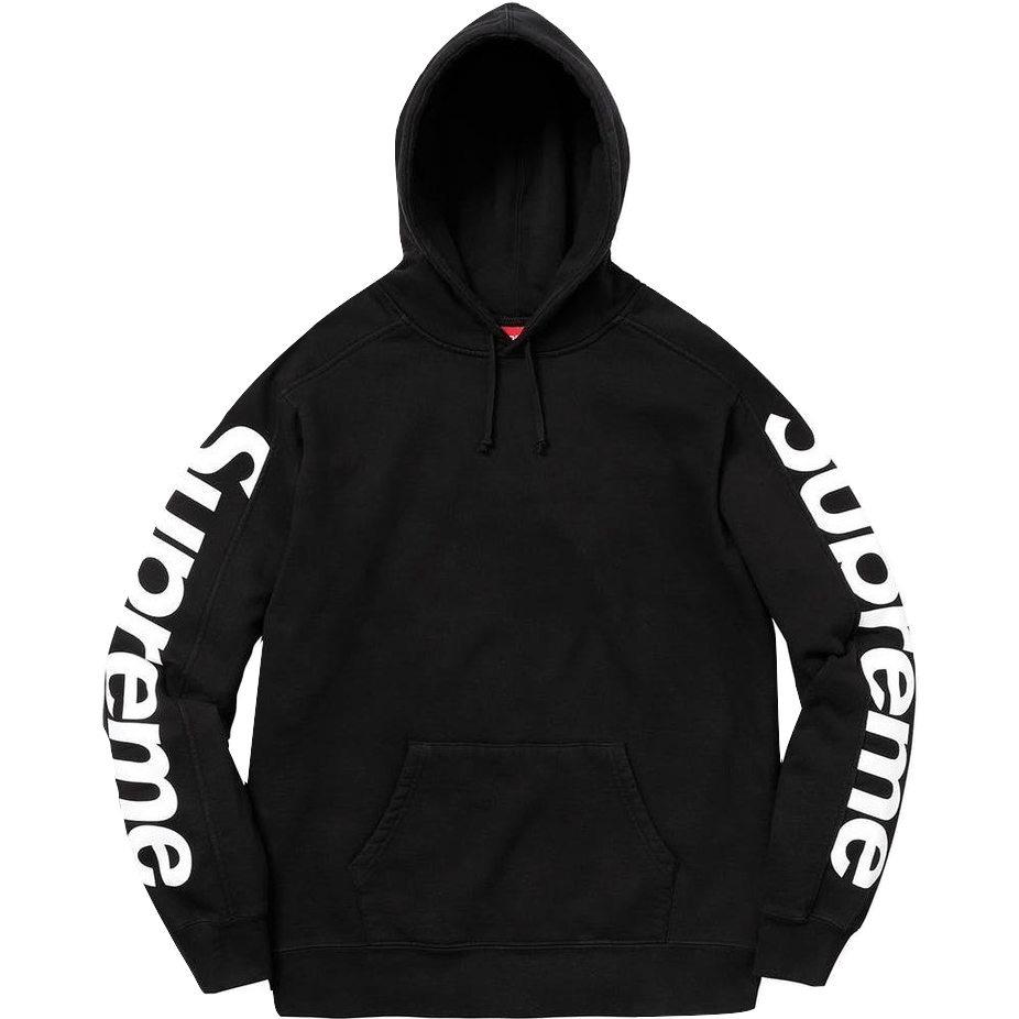 Supreme Sideline Hooded Sweatshirt - Black