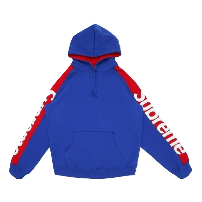 Supreme Sideline Hooded Sweatshirt Royal Grails SF