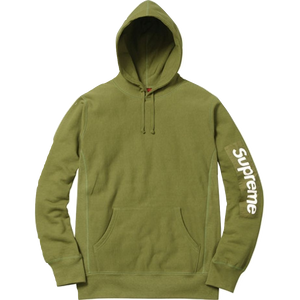 Supreme Sleeve Patch Hooded Sweatshirt - Moss