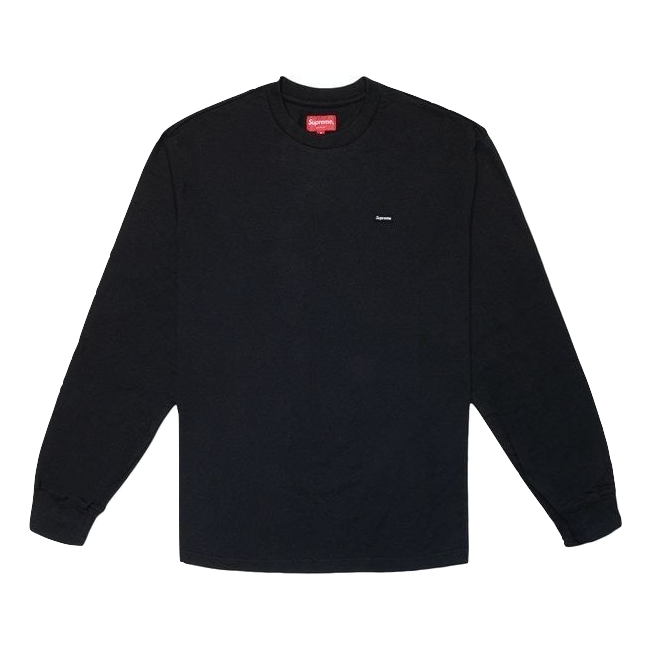 Supreme Small Box L/S Tee - Black Supreme
