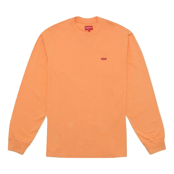 Supreme Small Box L/S Tee - Peach Supreme