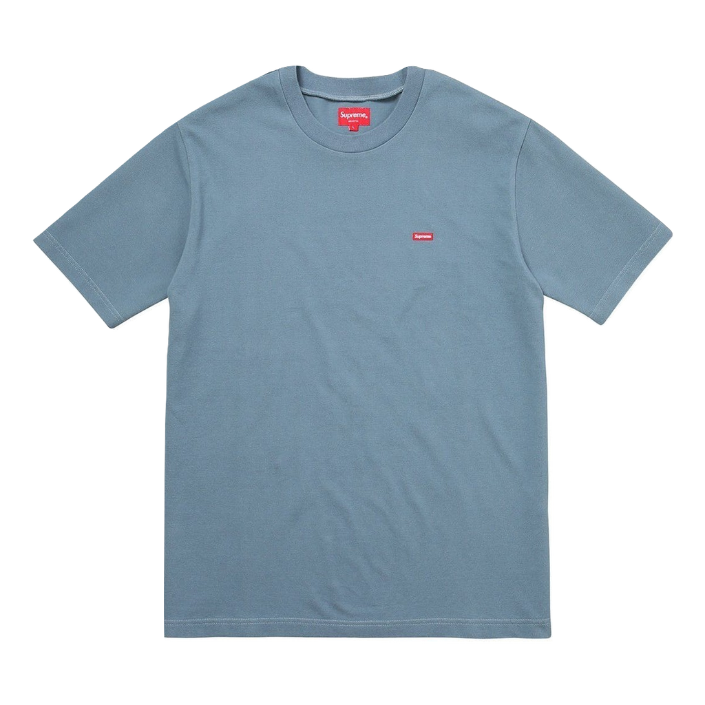 Supreme Small Box Pique Tee - Slate - Used