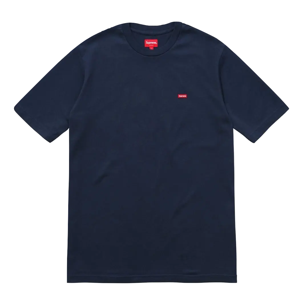 Supreme Mini Box Logo Tee - Navy - Used Supreme