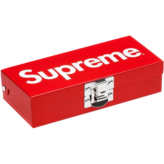Supreme Small Metal Storage Box - Red Supreme