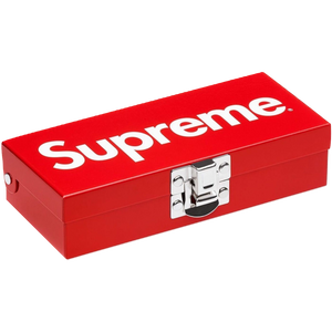 Supreme Small Metal Storage Box - Red