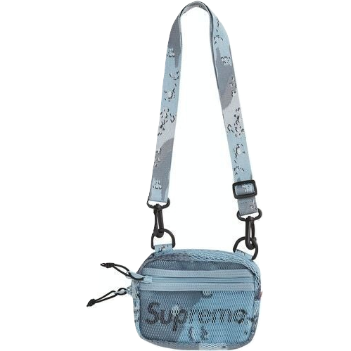 Supreme Small Shoulder Bag SS20 - Blue Chocolate Chip Camo Supreme