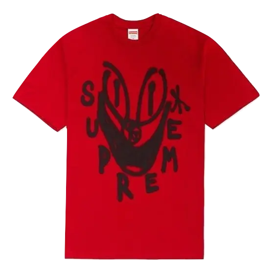 Supreme Smile Tee - Red Supreme