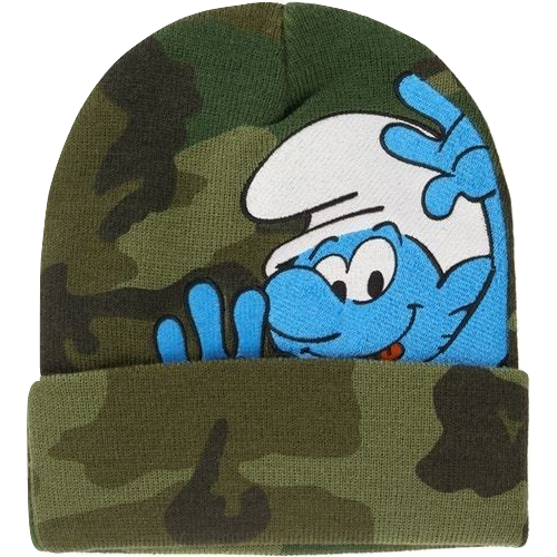 Supreme Smurfs Beanie - Woodland Camo Supreme