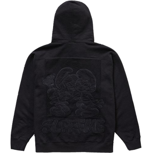 Supreme Smurfs Hooded Sweatshirt - Black Supreme