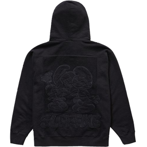 Supreme Smurfs Hooded Sweatshirt - Black