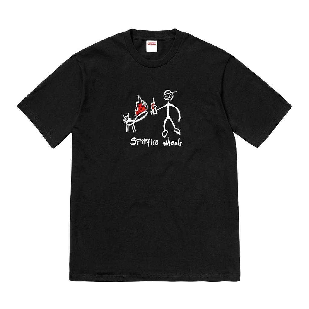 Supreme Spitfire Cat Tee - Black