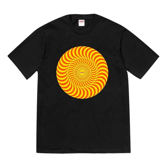 Supreme Spitfire Classic Swirl Tee - Black - Used Supreme