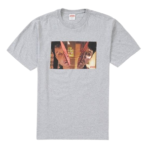 Supreme Split Tee - Heather Grey Supreme