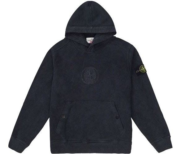 Supreme x Stone Island Hooded Sweatshirt SS19 - Black