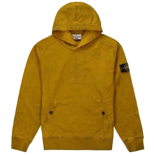 Supreme x Stone Island Hooded Sweatshirt SS19 - Olive Supreme