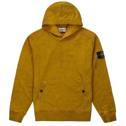 Supreme x Stone Island Hooded Sweatshirt SS19 - Olive
