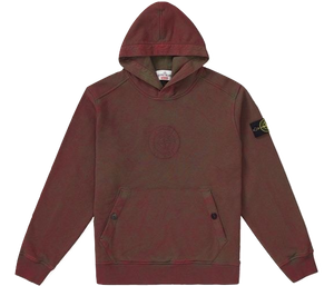 Supreme x Stone Island Hooded Sweatshirt SS19 - Red