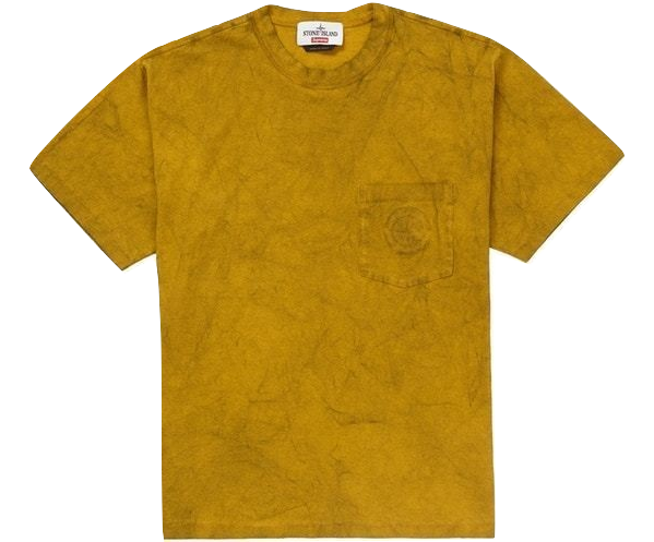 Supreme x Stone Island Pocket Tee SS19 - Olive