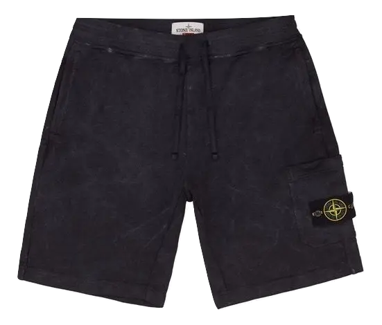 Supreme x Stone Island Sweatshort SS19 - Black Supreme