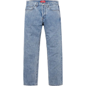 Supreme Stone Washed Slim Jeans - Stone Washed Indigo Supreme