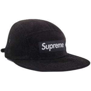 Supreme Suede Camp Cap - Black - Used