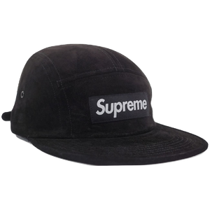 Supreme Suede Camp Cap - Black
