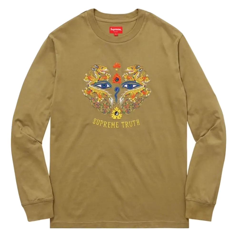 Supreme Truth Long Sleeve Tee Olive Supreme