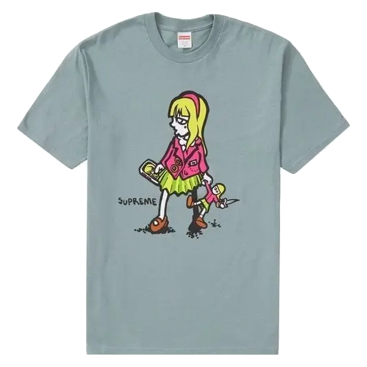 Supreme Suzie Switchblade Tee - Dark Sage Supreme
