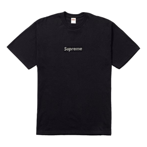 Supreme Swarovski Box Logo Tee SS19 Black Grails SF